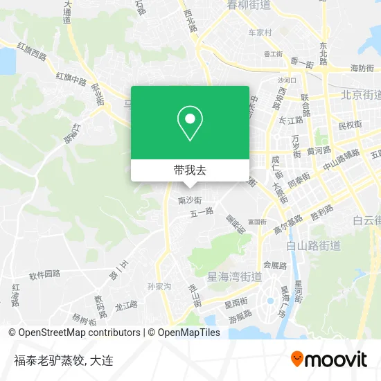 福泰老驴蒸饺地图