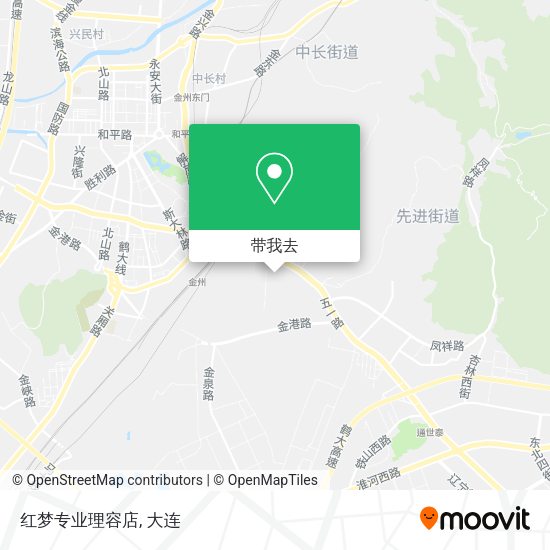 红梦专业理容店地图