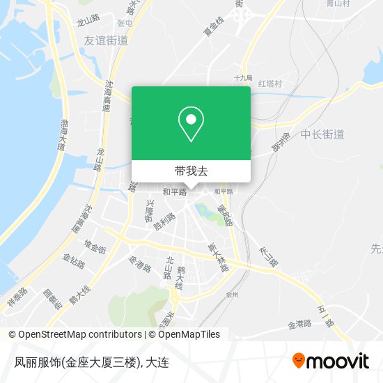 凤丽服饰(金座大厦三楼)地图