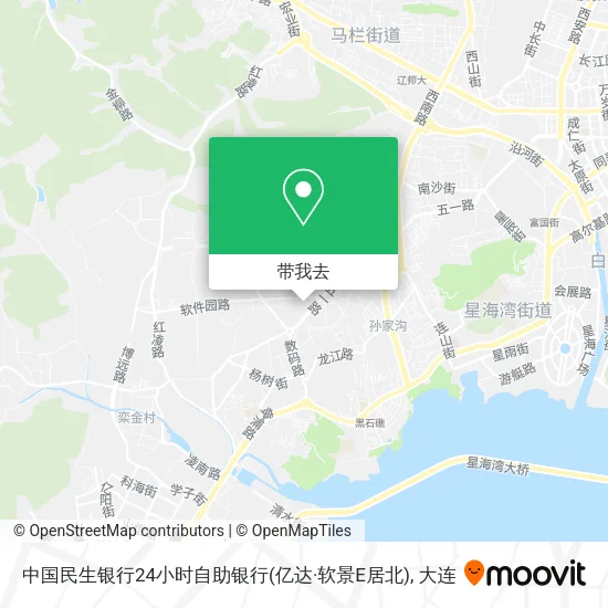中国民生银行24小时自助银行(亿达·软景E居北)地图