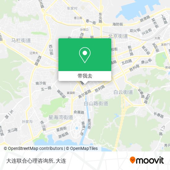 大连联合心理咨询所地图