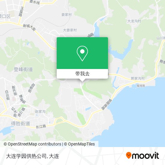 大连学园供热公司地图
