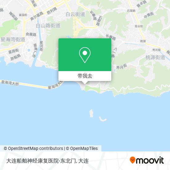 大连船舶神经康复医院-东北门地图