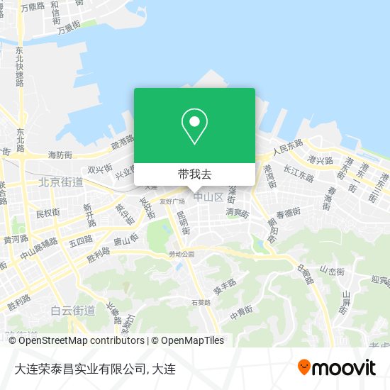 大连荣泰昌实业有限公司地图