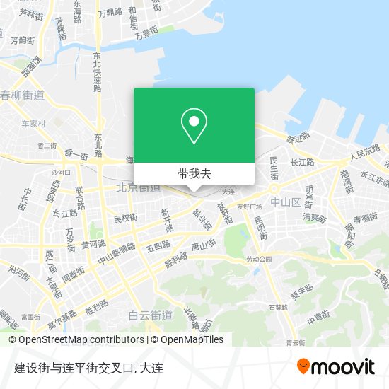 建设街与连平街交叉口地图