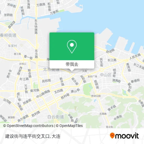 建设街与连平街交叉口地图