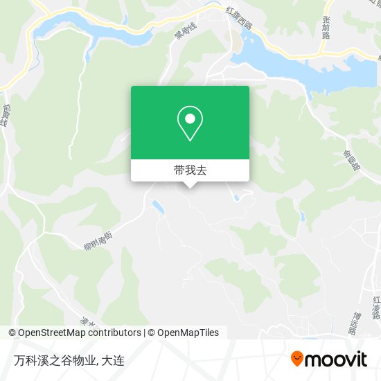 万科溪之谷物业地图