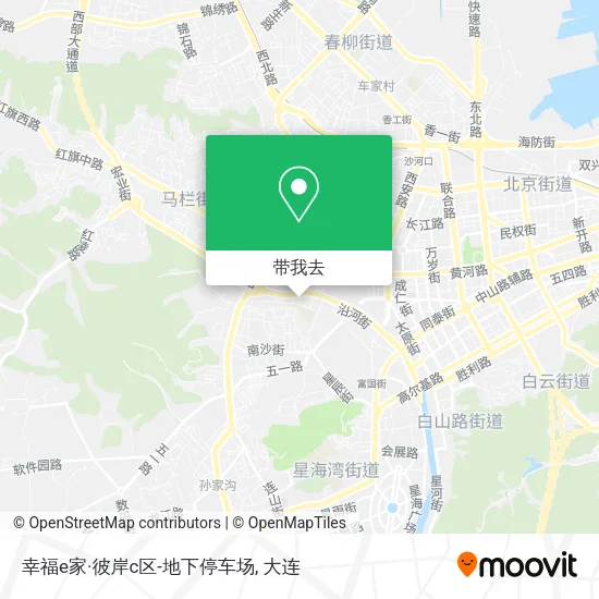 幸福e家·彼岸c区-地下停车场地图