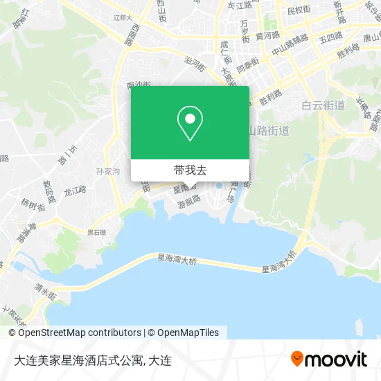 大连美家星海酒店式公寓地图
