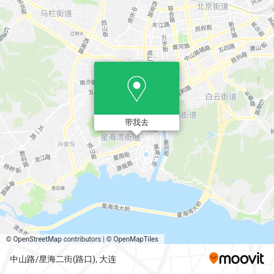 中山路/星海二街(路口)地图