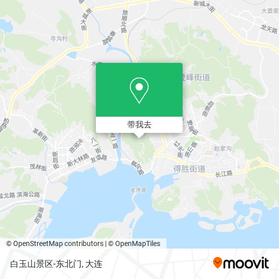 白玉山景区-东北门地图