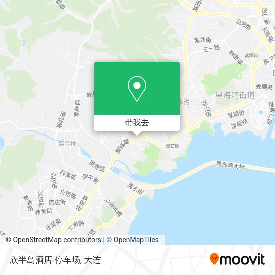 欣半岛酒店-停车场地图