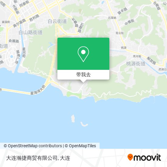 大连瀚捷商贸有限公司地图