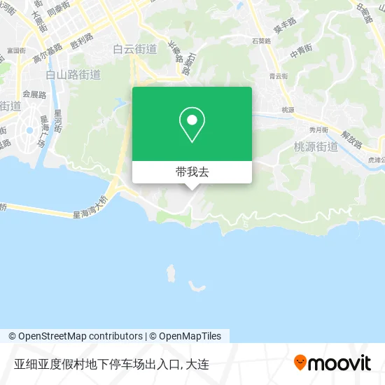亚细亚度假村地下停车场出入口地图