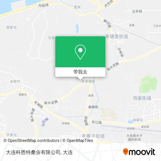 大连科恩特桑业有限公司地图
