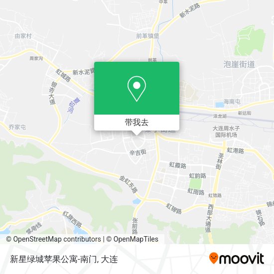 新星绿城苹果公寓-南门地图