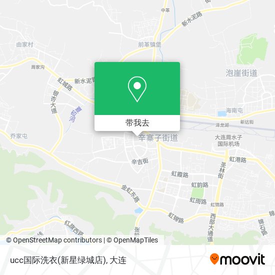 ucc国际洗衣(新星绿城店)地图