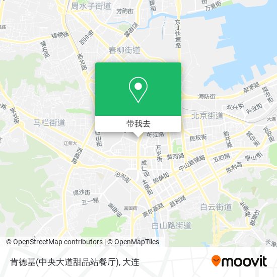 肯德基(中央大道甜品站餐厅)地图