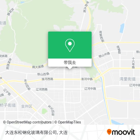 大连东松钢化玻璃有限公司地图