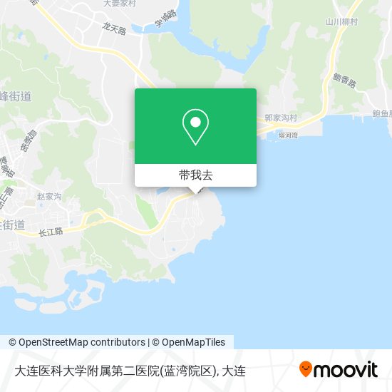 大连医科大学附属第二医院(蓝湾院区)地图