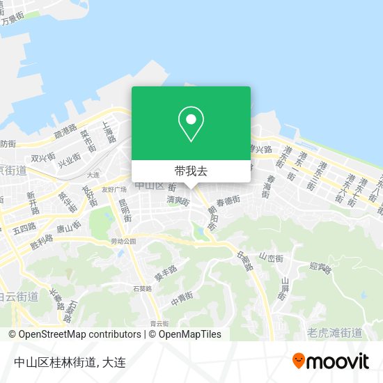 中山区桂林街道地图
