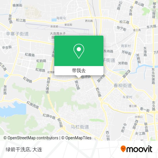 绿箭干洗店地图