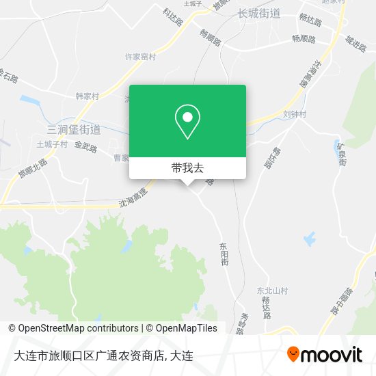 大连市旅顺口区广通农资商店地图