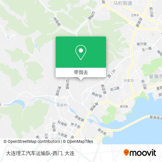 大连理工汽车运输队-西门地图