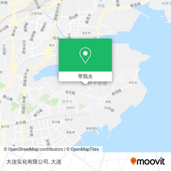 大连实化有限公司地图