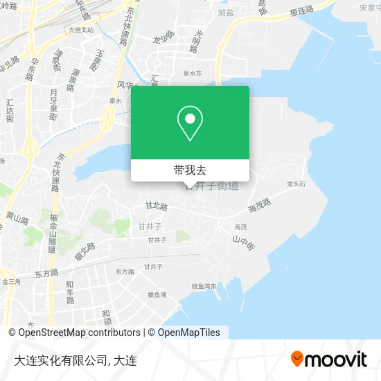 大连实化有限公司地图