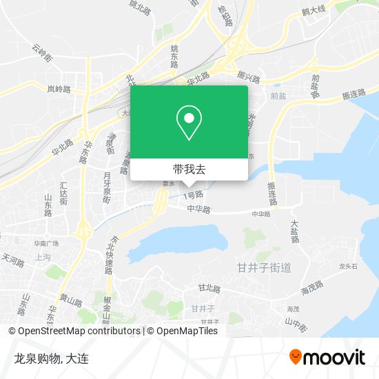 龙泉购物地图