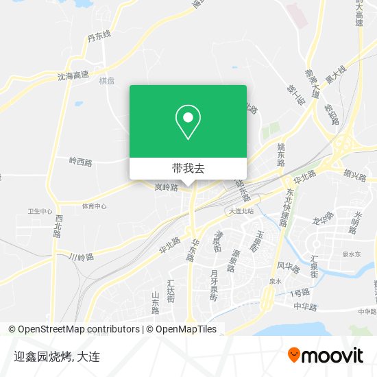 迎鑫园烧烤地图