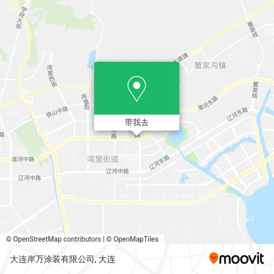 大连岸万涂装有限公司地图