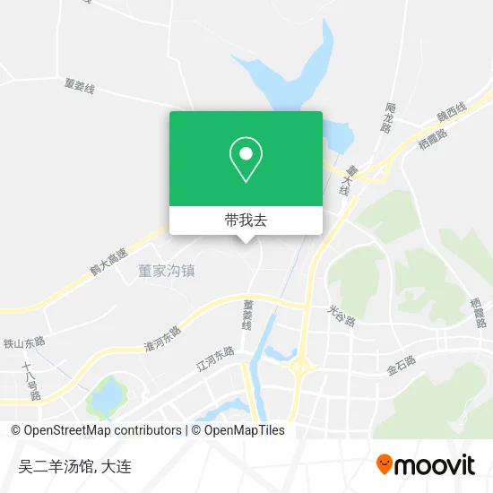 吴二羊汤馆地图