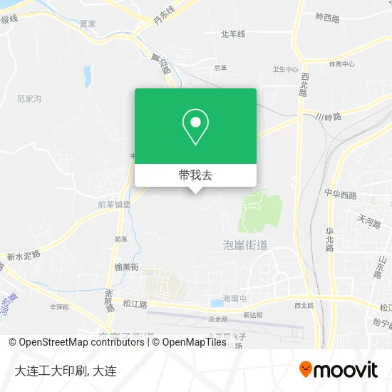 大连工大印刷地图