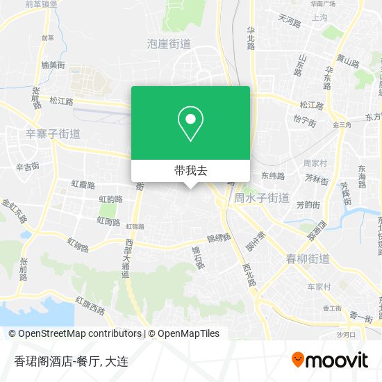 香珺阁酒店-餐厅地图