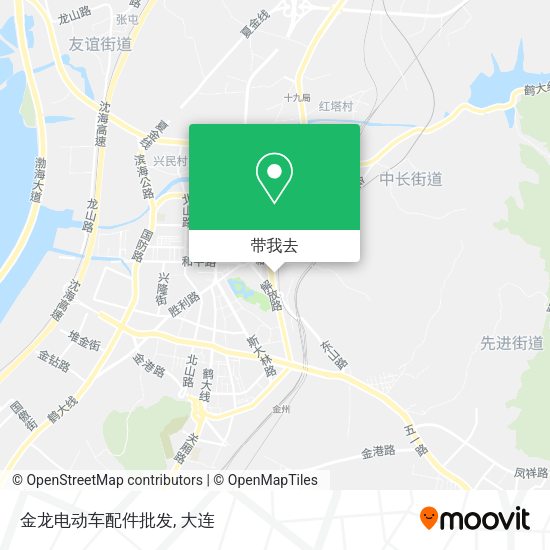 金龙电动车配件批发地图