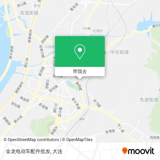 金龙电动车配件批发地图
