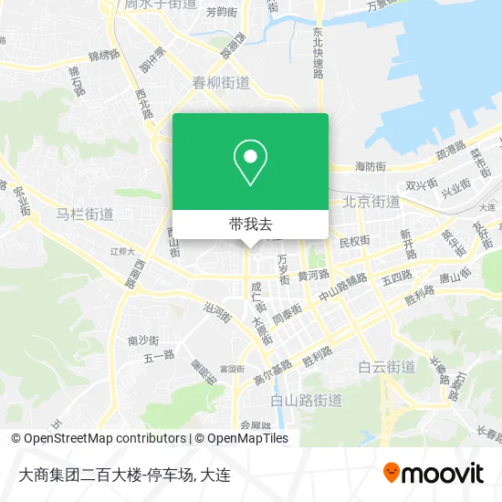 大商集团二百大楼-停车场地图