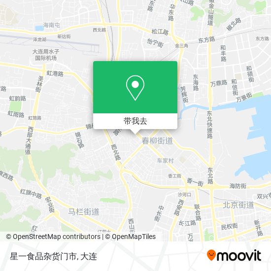 星一食品杂货门市地图