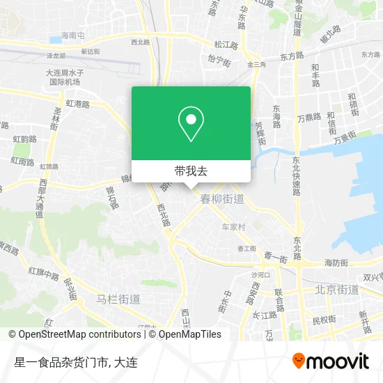 星一食品杂货门市地图