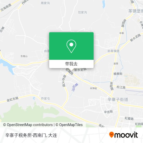 辛寨子税务所-西南门地图