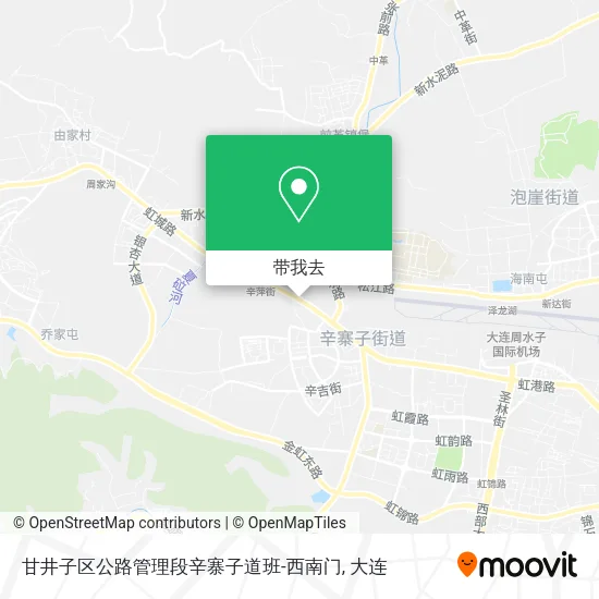 甘井子区公路管理段辛寨子道班-西南门地图