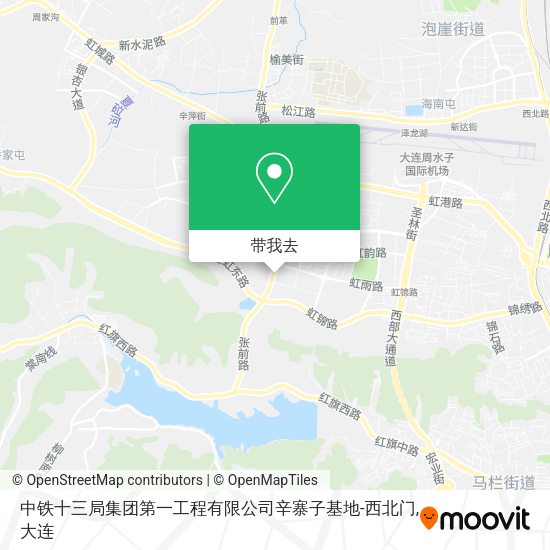 中铁十三局集团第一工程有限公司辛寨子基地-西北门地图