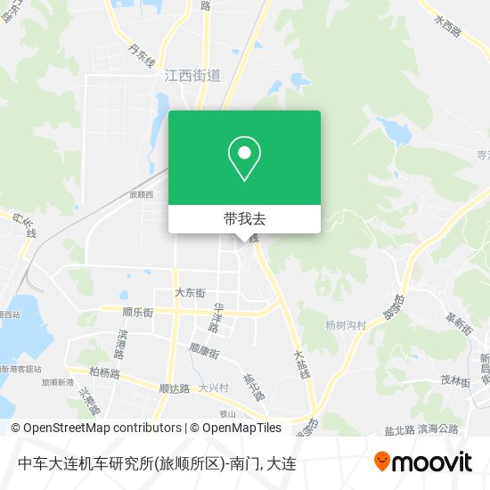中车大连机车研究所(旅顺所区)-南门地图