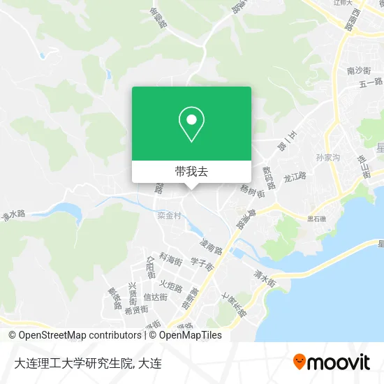 大连理工大学研究生院地图