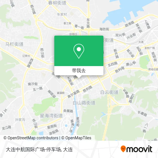 大连中航国际广场-停车场地图