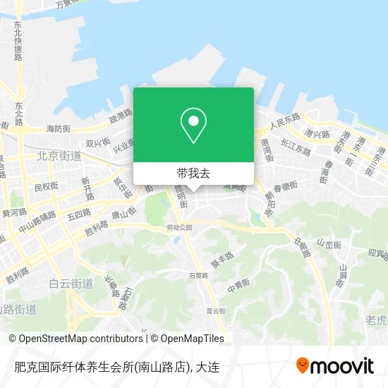 肥克国际纤体养生会所(南山路店)地图