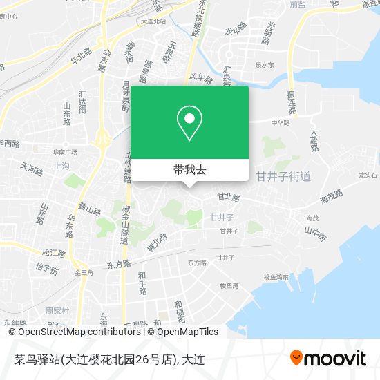 菜鸟驿站(大连樱花北园26号店)地图