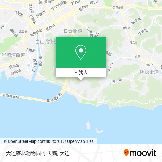 大连森林动物园-小天鹅地图
